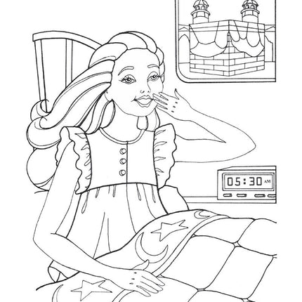 A Day With Razanne Coloring Book