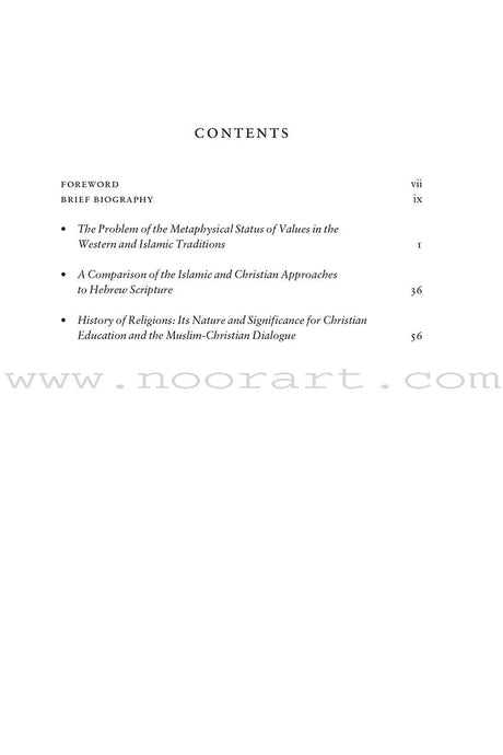 Isma'il Al Faruqi: Selected Essays