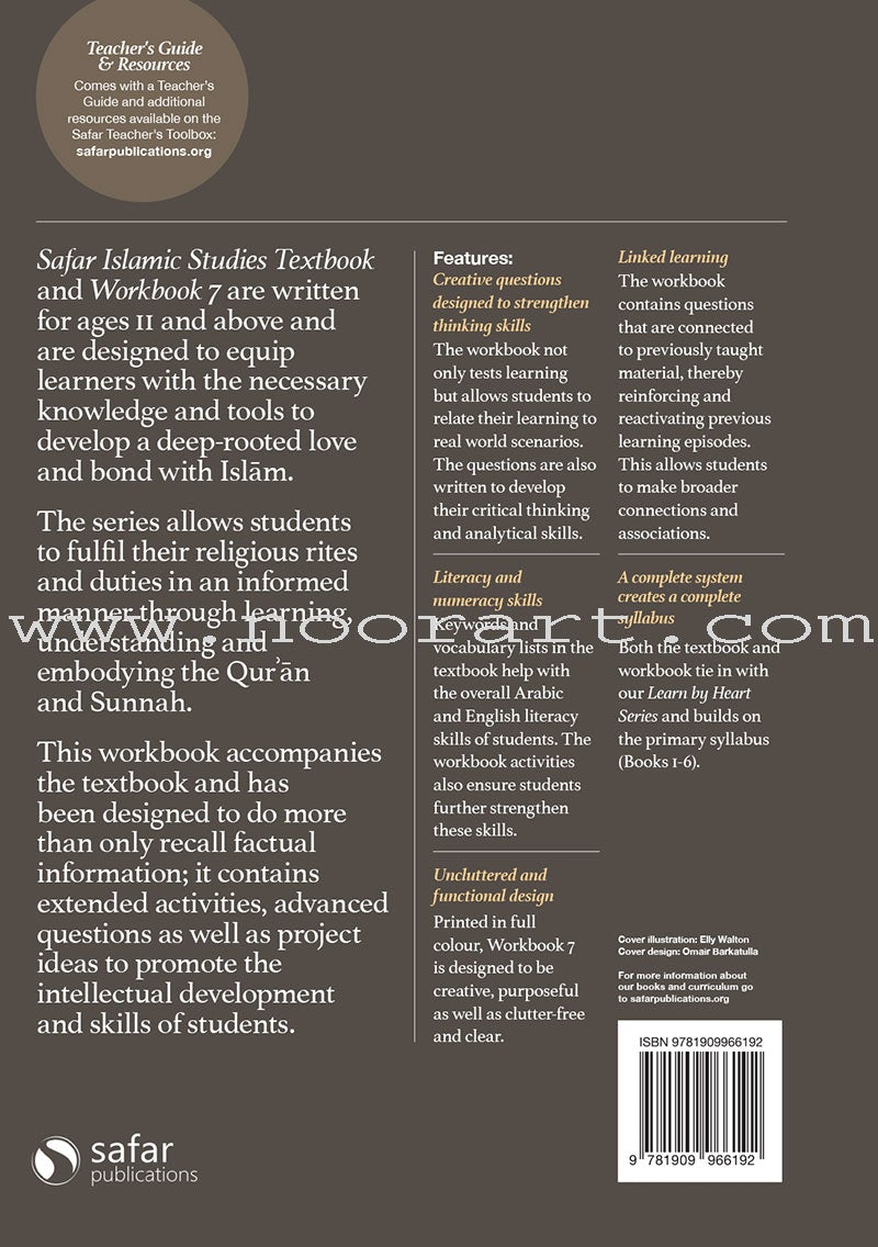 Safar Islamic Studies Workbook: Level 7