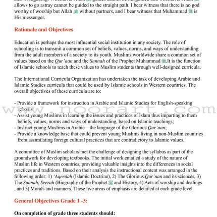 ICO Islamic Studies Teacher's Manual: Grade 3, Part 2