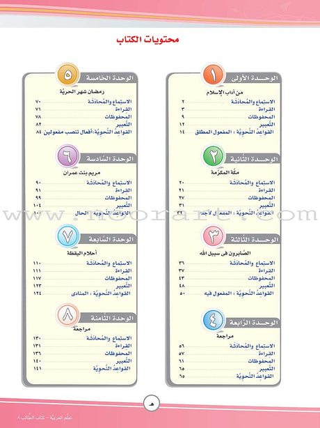 ICO Learn Arabic Textbook: Level 8, Part 1 (With Online Access Code) تعلم العربية