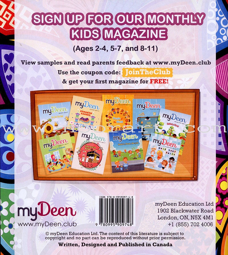 MyDeen Islamic Activity Book 1 (2-4 Years)