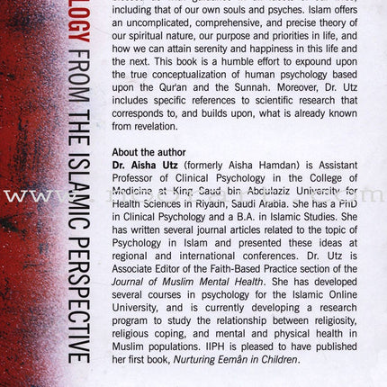 Psychology from the Islamic Perspective