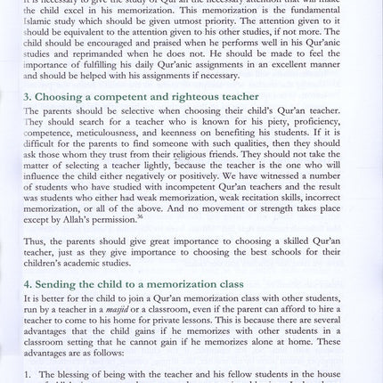 The Practical Method of Teaching and learning Quran (English) الطريقة العملية لتعلُّم وتعليم القرآن الكريم
