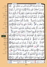 Tajweed Quran Velvet and Golden/Silver Panel (Hafs Narration)