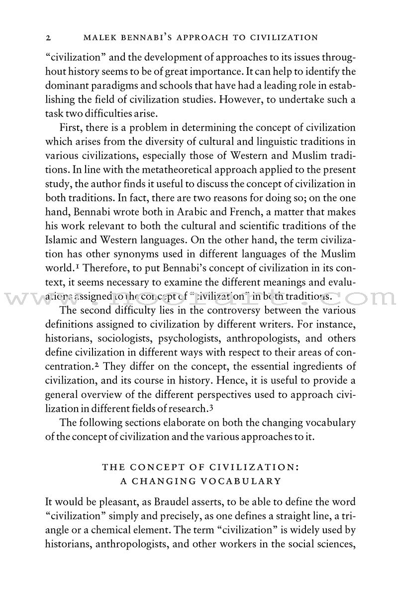 The Socio-Intellectual Foundations of Malek Bennabi's Approach to Civilization