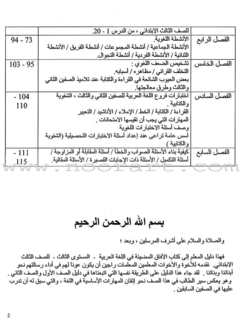 Horizons in the Arabic Language Teacher Book: Level 3 الآفاق في اللغة العربية كتاب المعلم