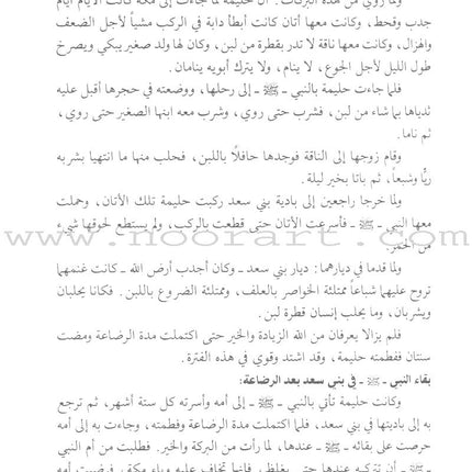The Garden of Lights in the Biography of the Chosen Prophet (Paperback) روضة الأنوار في سيرة النبي المختار