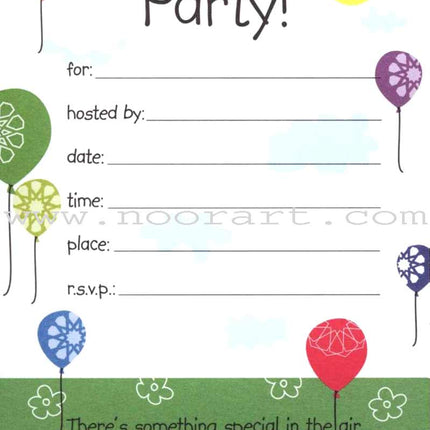 Flying High Party Invitation