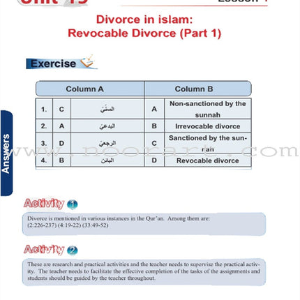 ICO Islamic Studies Teacher's Manual: Grade 12, Part 2