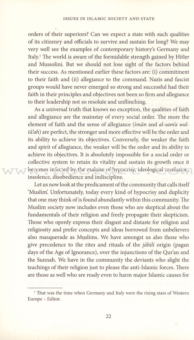 Issues in Islamic Society & State (Paperback)