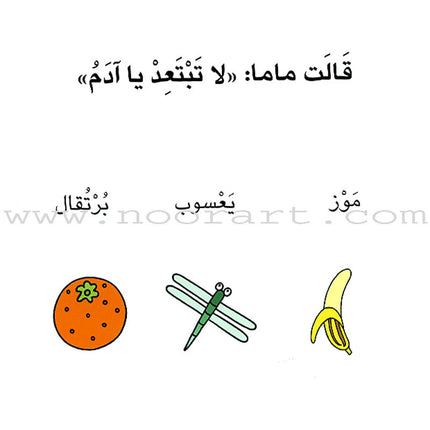 Adam and Friends (6 Books with 50 Flashcards, 6 Color Pencils and 24 Drawings)