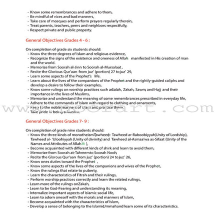 ICO Islamic Studies Teacher's Manual: Grade 4, Part 1
