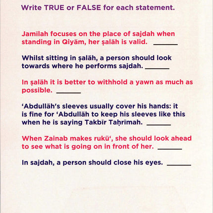 An Nasihah Islamic Curriculum Workbook 7