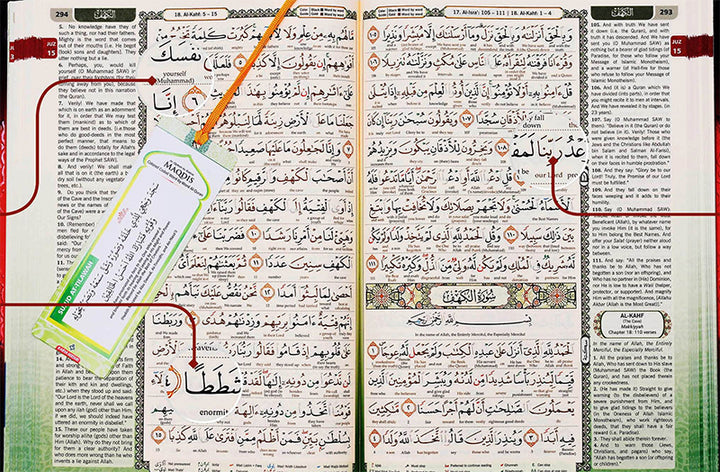 Al-Quran Al-Karim: The Noble Quran (White, Small Size A5 (5.8” x 8.3"), Maqdis Quran)