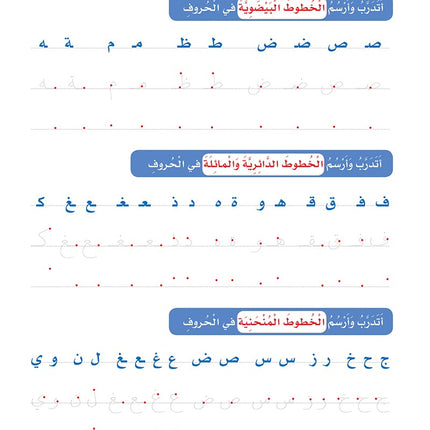 Arabic Sanabel Handwriting Skills: Level 2 سنابل المهارات الكتابية المستوى الثاني