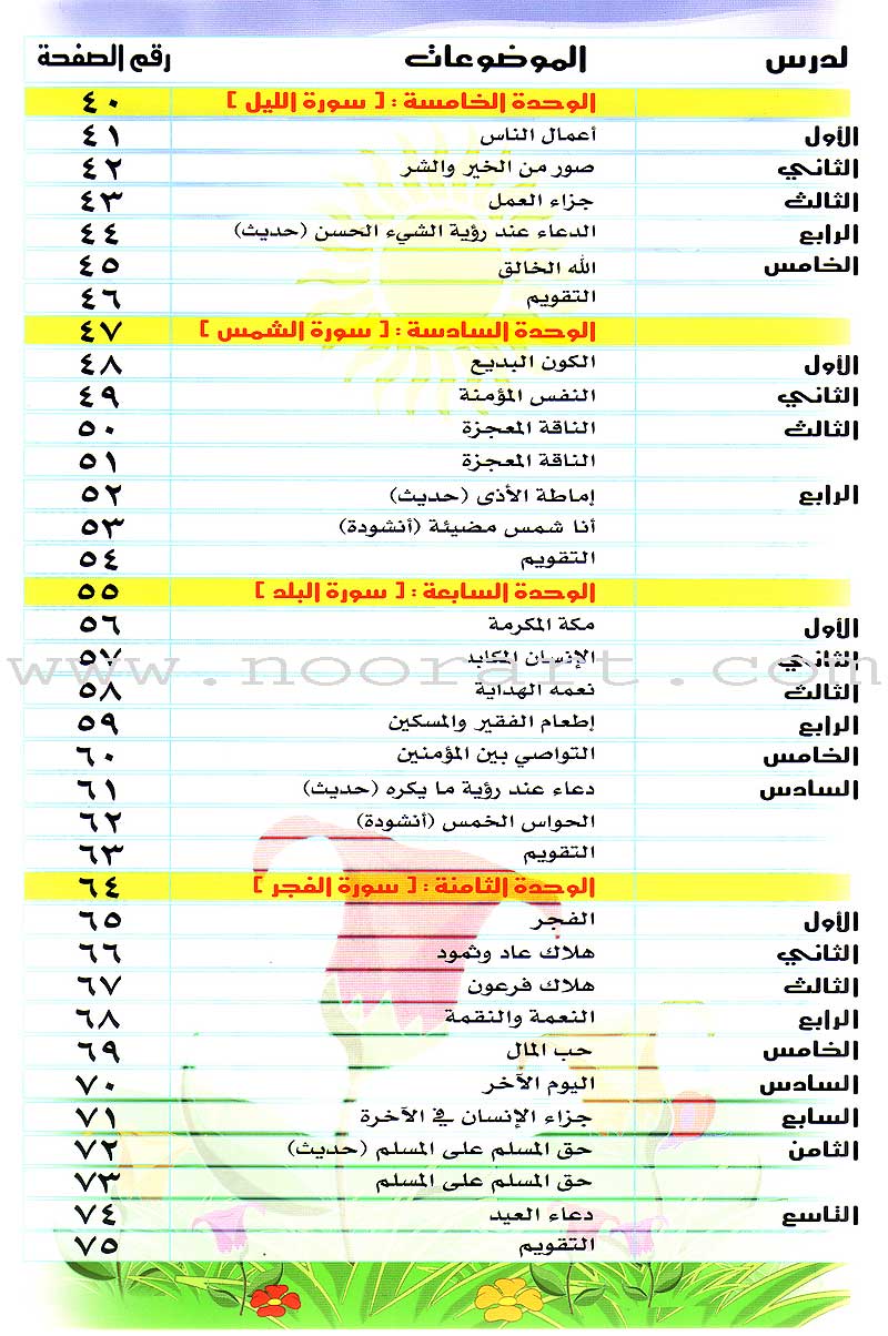 Quran Club for Children Curriculum - The Beloved of the Holy Quran: Level 2, Part 2 (old edition) منهاج نادي الطفل القرآني أحباب القرآن