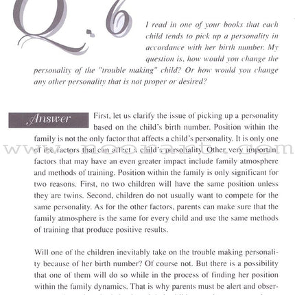 Answers to Frequently Asked Questions on Parenting: Part 1