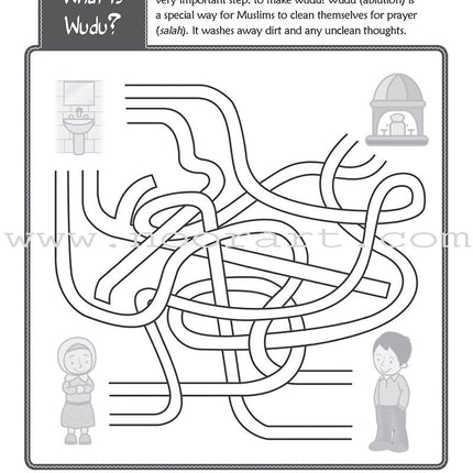 All About Wudu (Ablution) Activity Book