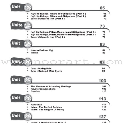 ICO Islamic Studies Workbook: Grade 6, Part 2