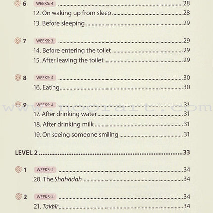 Essential Du'a's & Surahs: Book 1 (South Asian Script)