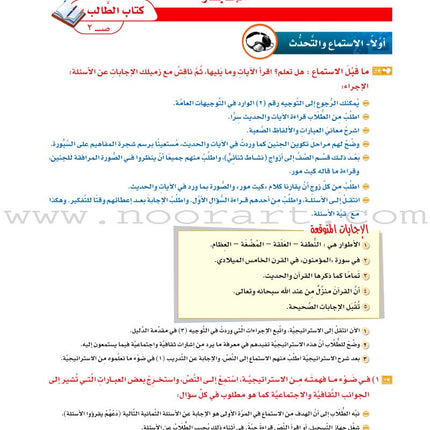 ICO Learn Arabic Teacher Guide: Level 11, Part 1 تعلم العربية