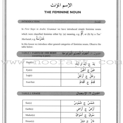 Second Steps in Arabic Grammar الخطوات الثانية في القواعد العربية