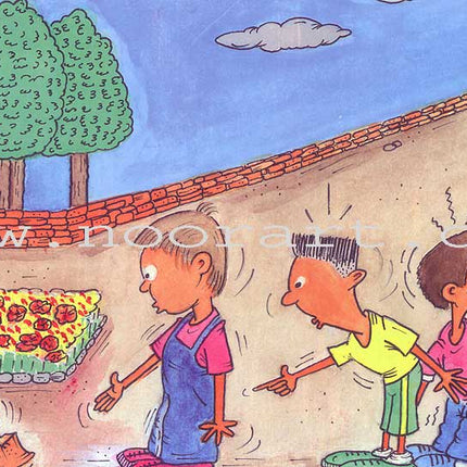 Grammar in Stories: Moon (Lunar) Letters - With My Grandfather on the Mountain عند جدي في الجبل