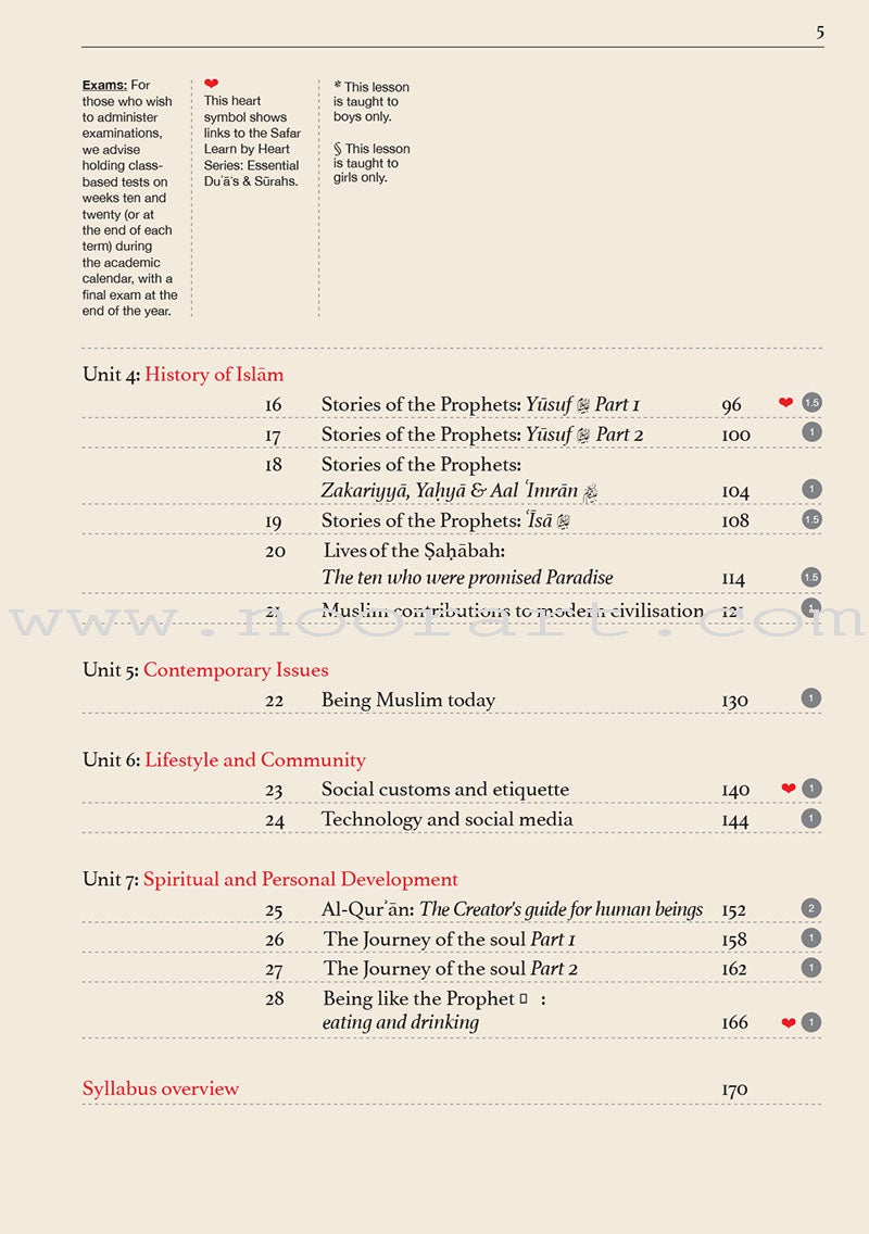 Safar Islamic Studies Textbook: Level 7