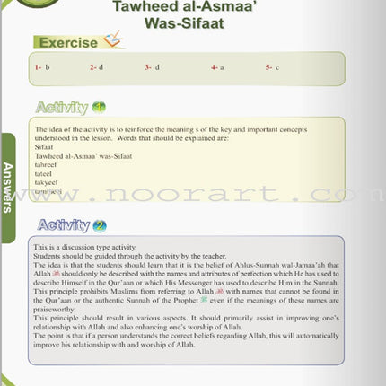 ICO Islamic Studies Teacher's Manual: Grade 9, Part 1
