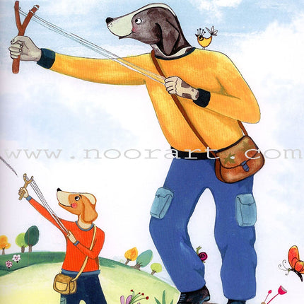 Dad and I أنا وبابا