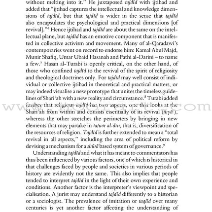 Tajdid, Islah And Civilisational Renewal In Islam