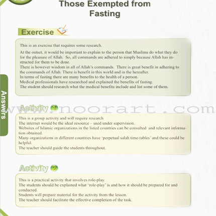 ICO Islamic Studies Teacher's Manual: Grade 9, Part 2