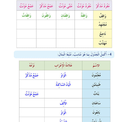 In the Arabic Language Garden Simplified Grammar: Level 5 في حديقة اللغة العربية كتاب التمارين