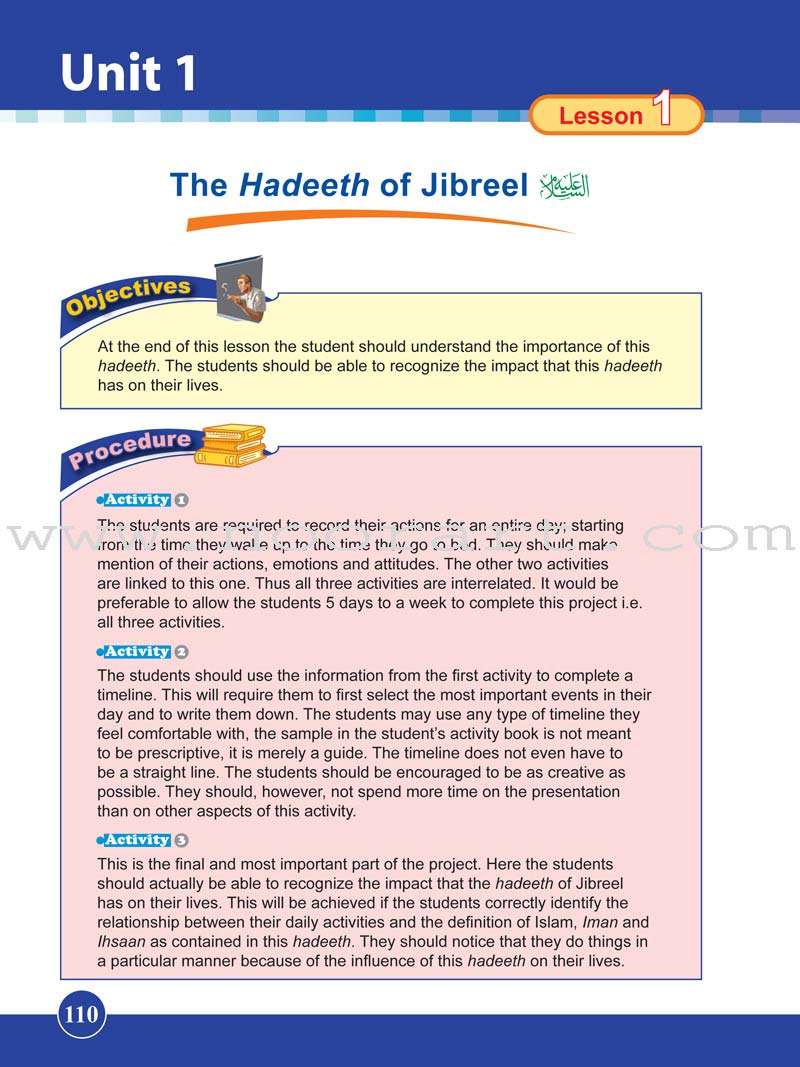 ICO Islamic Studies Teacher's Manual: Grade 5 Part 1