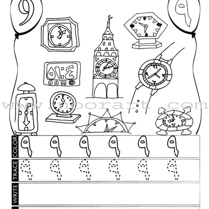 Up and Away with Arabic Numbers