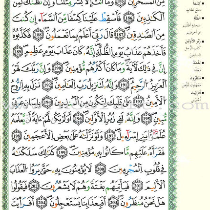 Tajweed Qur’an (Whole Qur’an, Qaloon Narration) مصحف التجويد برواية قالون