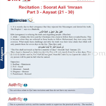 ICO Islamic Studies Teacher's Manual: Grade 12, Part 2