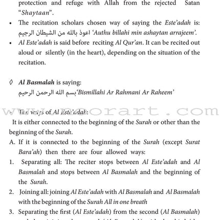Summary of  Al-Muneer Book for Tajweed Rules