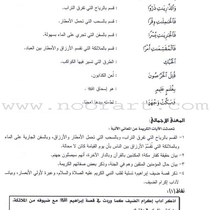 Permanent Qur'anic Centers Curriculum: Level 1, Part 2 منهاج المراكز القرآنية الدائمة