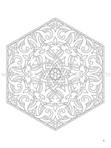 Arabic Floral Patterns Coloring Book