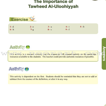 ICO Islamic Studies Teacher's Manual: Grade 8, Part 1