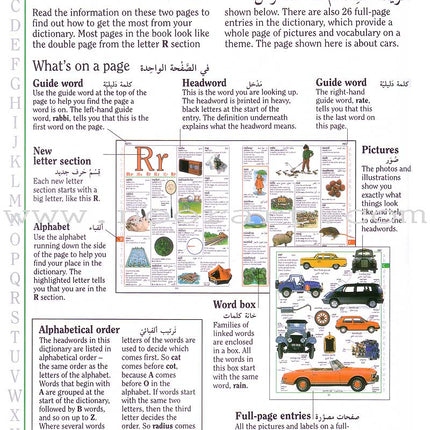 Children's Illustrated Dictionary English-English-Arabic القاموس الإبتدائي المصوّر