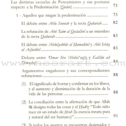 Designio Divino Y Predestinación -Divine Will and Predestination القضاء والقدر