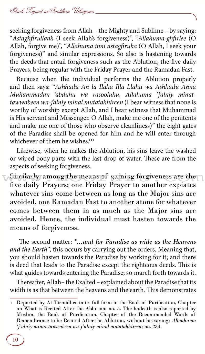 Explanation Of Riyadus-Saliheen (2 Volumes)
