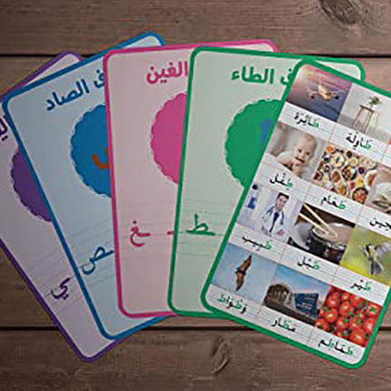 Arabic Letter Flashcards (28 Cards)