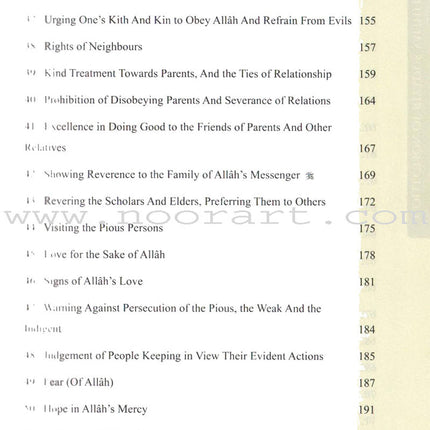 Collection from Riyad-us-Saliheen (With Commentary on Ahadith)