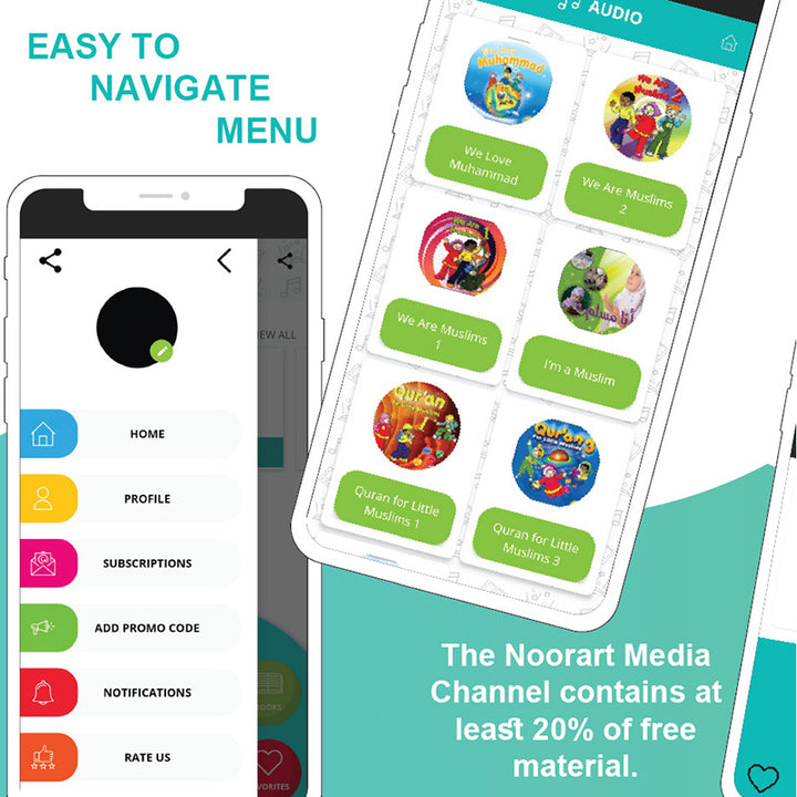 My Salah Mat (Original) - Educational Interactive Prayer Mat - With Free Gift of One-Year Subscription to Noorart App