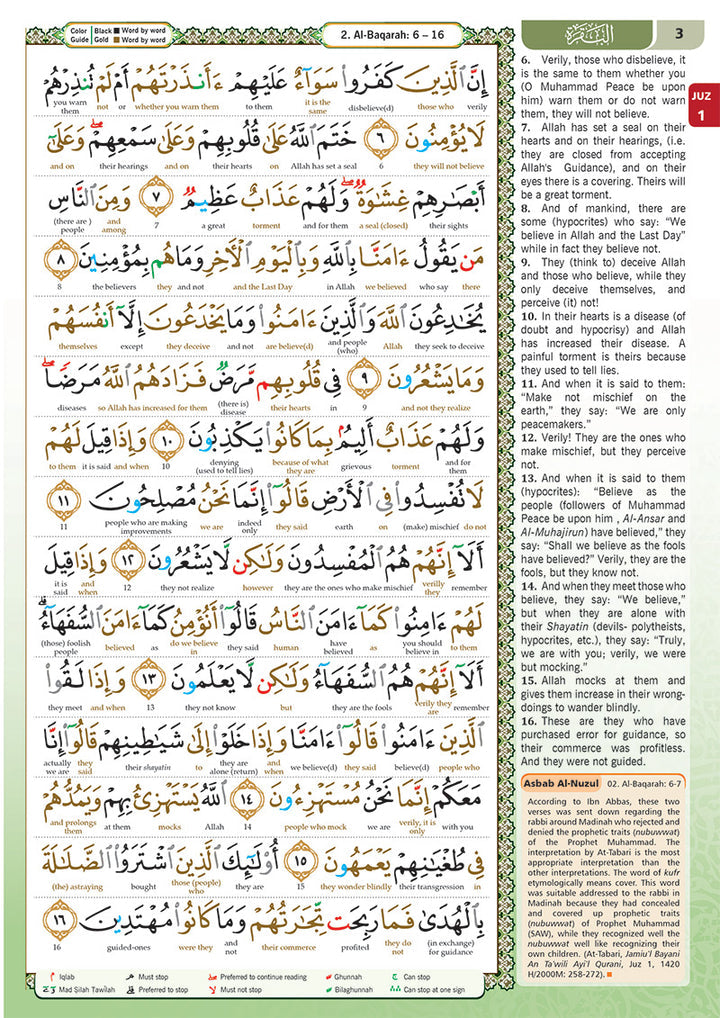 Al-Quran Al-Karim The Noble Quran Green-Small Size A5 (5.8” x 8.3”)|Maqdis Quran