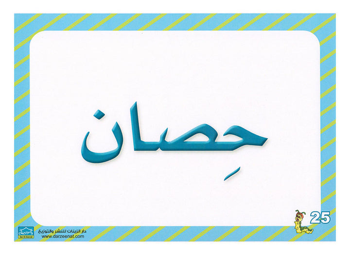 Sanabel Flash Cards: Picture & Words, (KG Level) بطاقات سنابل الصور والكلمات